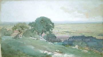 Paysage des plaines œuvres - Oliviers à Tivoli paysage Tonalist George Inness